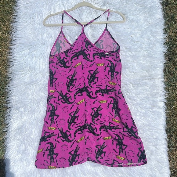 Obey Vibrant Purple Graphic Dress - Picture 11 of 17